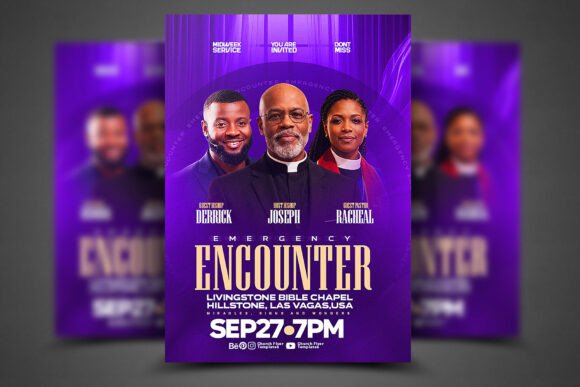 Church Flyer Design Psd for Social Media Templates