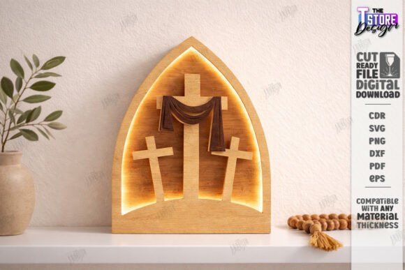 Easter Night Light Laser Cut LED Light — Spring Amp