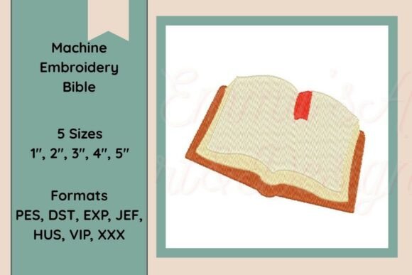 Machine Embroidery Bible Design for Easter