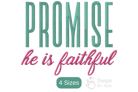 Promised Faithfulness: Baptism Design