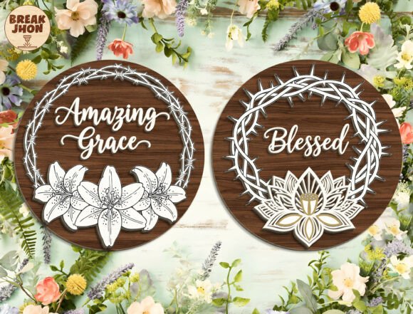 Religious Door Hanger SVG — Spring Amp Collection